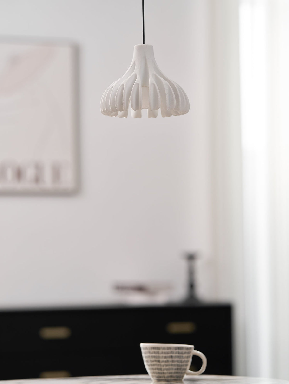 Coral Resin Pendant Lamp