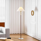 Vintage Pleated Floor Lamp