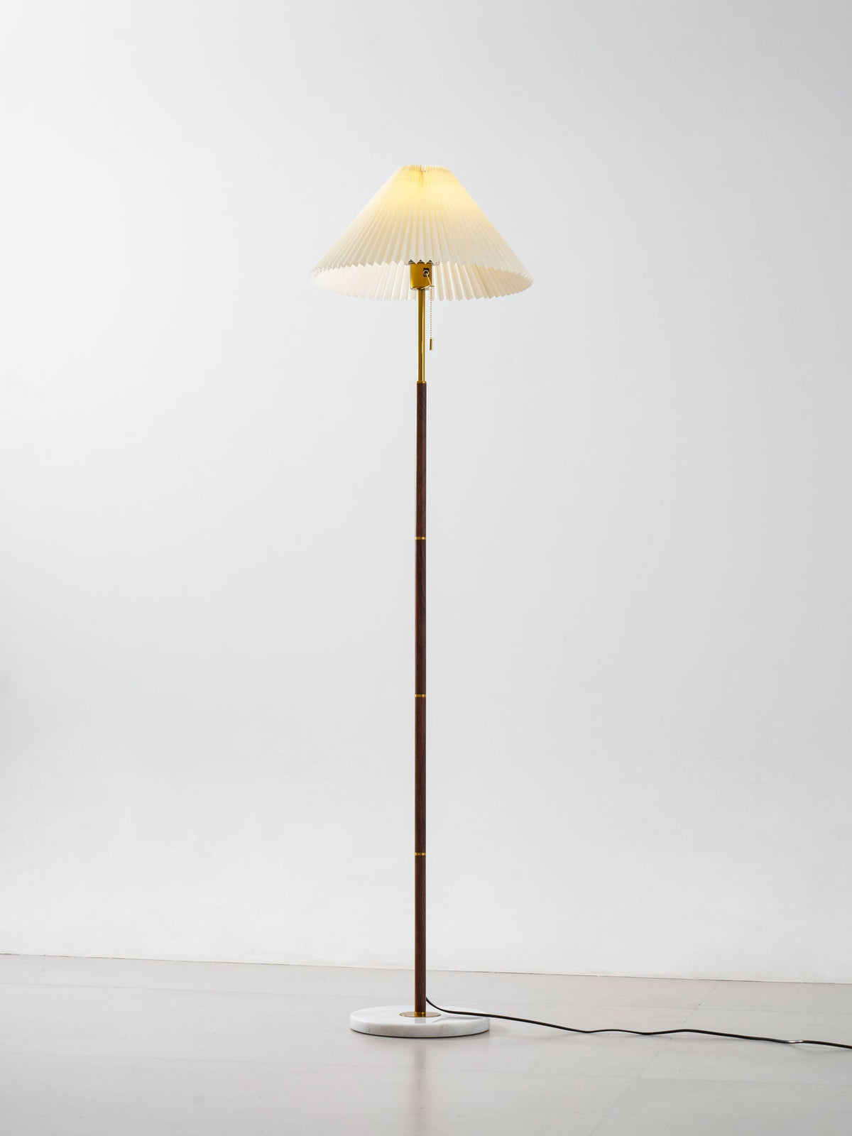 Vintage Pleated Floor Lamp