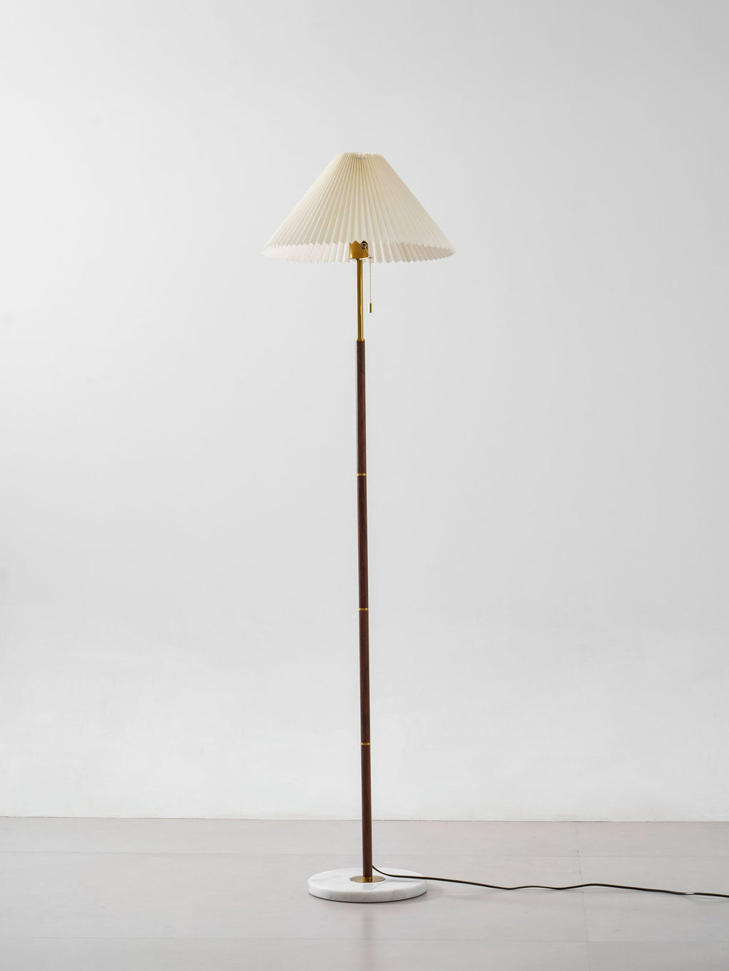 Vintage Pleated Floor Lamp