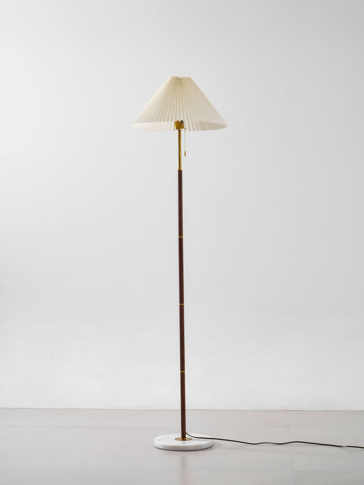Vintage Pleated Floor Lamp