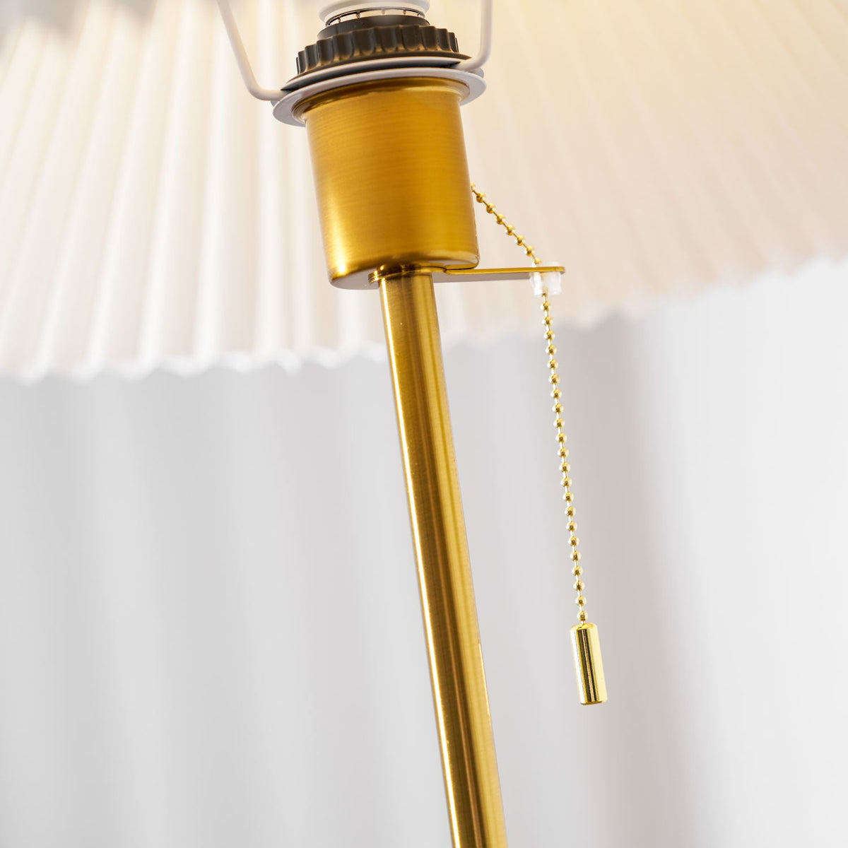 Vintage Pleated Floor Lamp