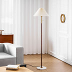 Vintage Pleated Floor Lamp