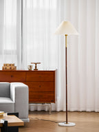 Vintage Pleated Floor Lamp