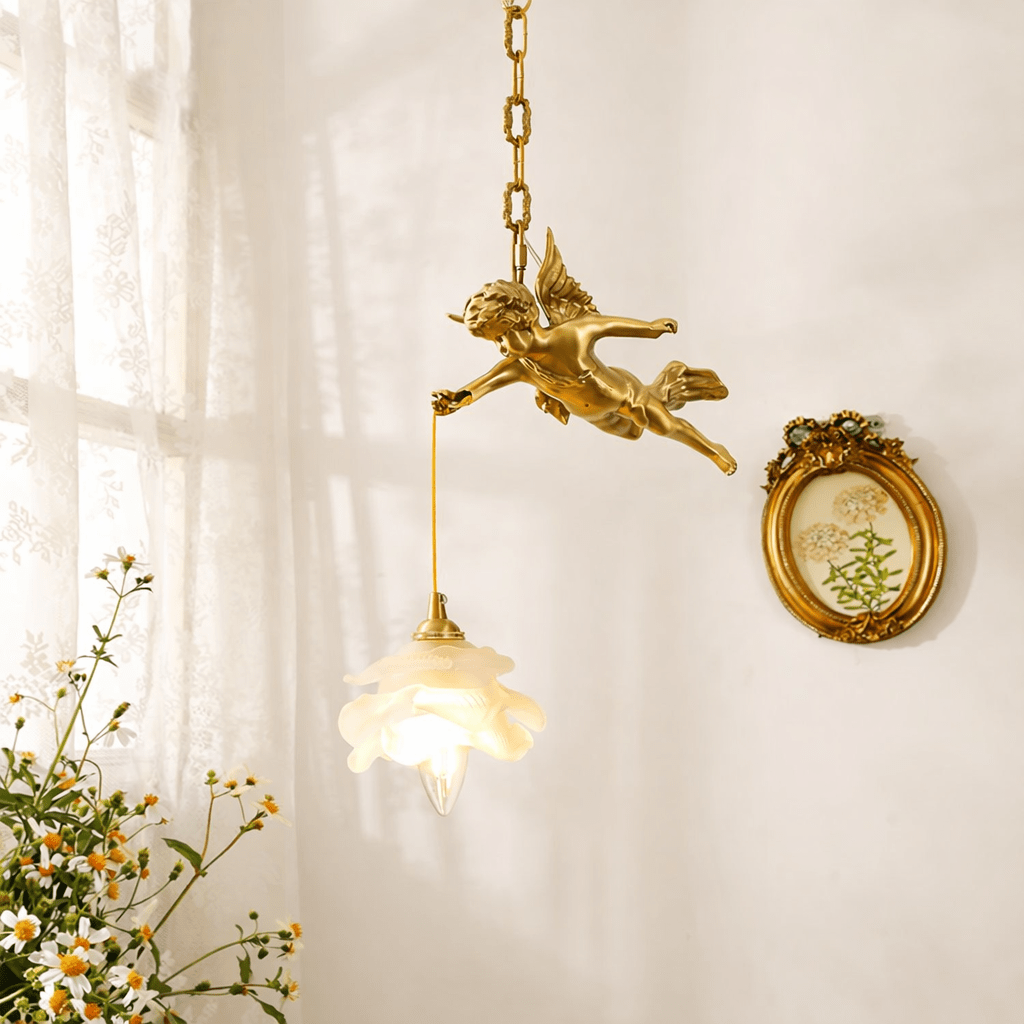 Vintage Angel Pendant Light