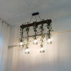 Rustic Wooden Chandelier