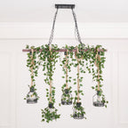 Rustic Wooden Chandelier