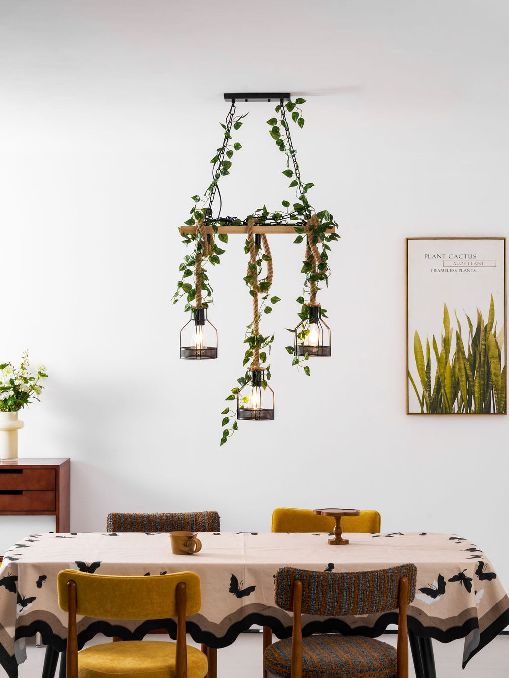 Rustic Wooden Chandelier