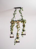Rustic Wooden Chandelier