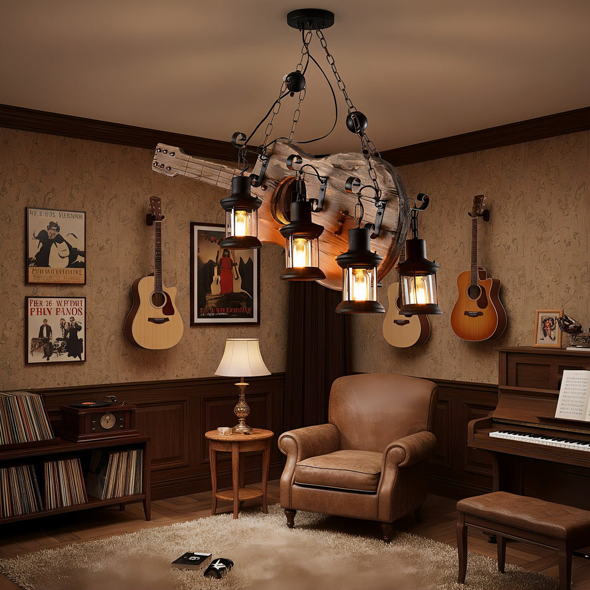 Guitar Pendant Light