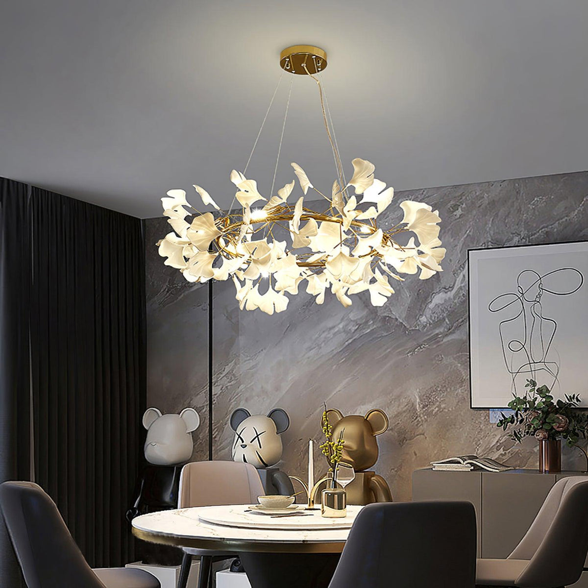 Gingko Crown Chandelier