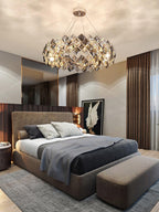 Scale Crystal Round Chandelier