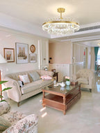 Drum Glass Chandelier