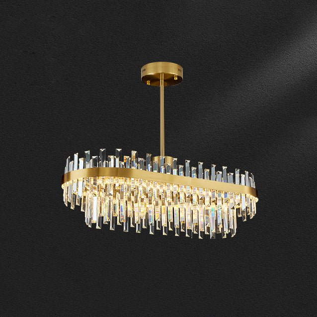 Drum Glass Chandelier