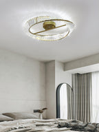 Crystal Rings Ceiling Lamp