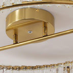 Crystal Rings Ceiling Lamp