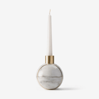 Axis Sphere Marble Candle Holder