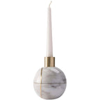 Axis Sphere Marble Candle Holder