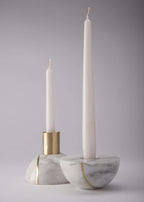 Axis Sphere Marble Candle Holder
