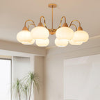 Glass Persimmon Chandelier