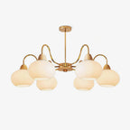 Glass Persimmon Chandelier