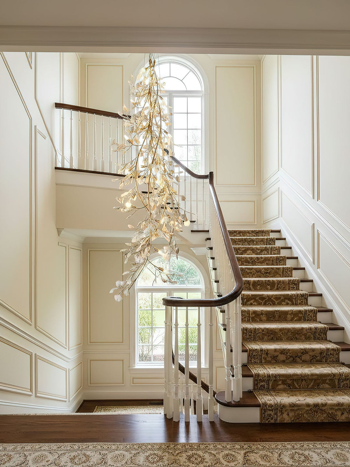 Gingko Cascade Branch Chandelier