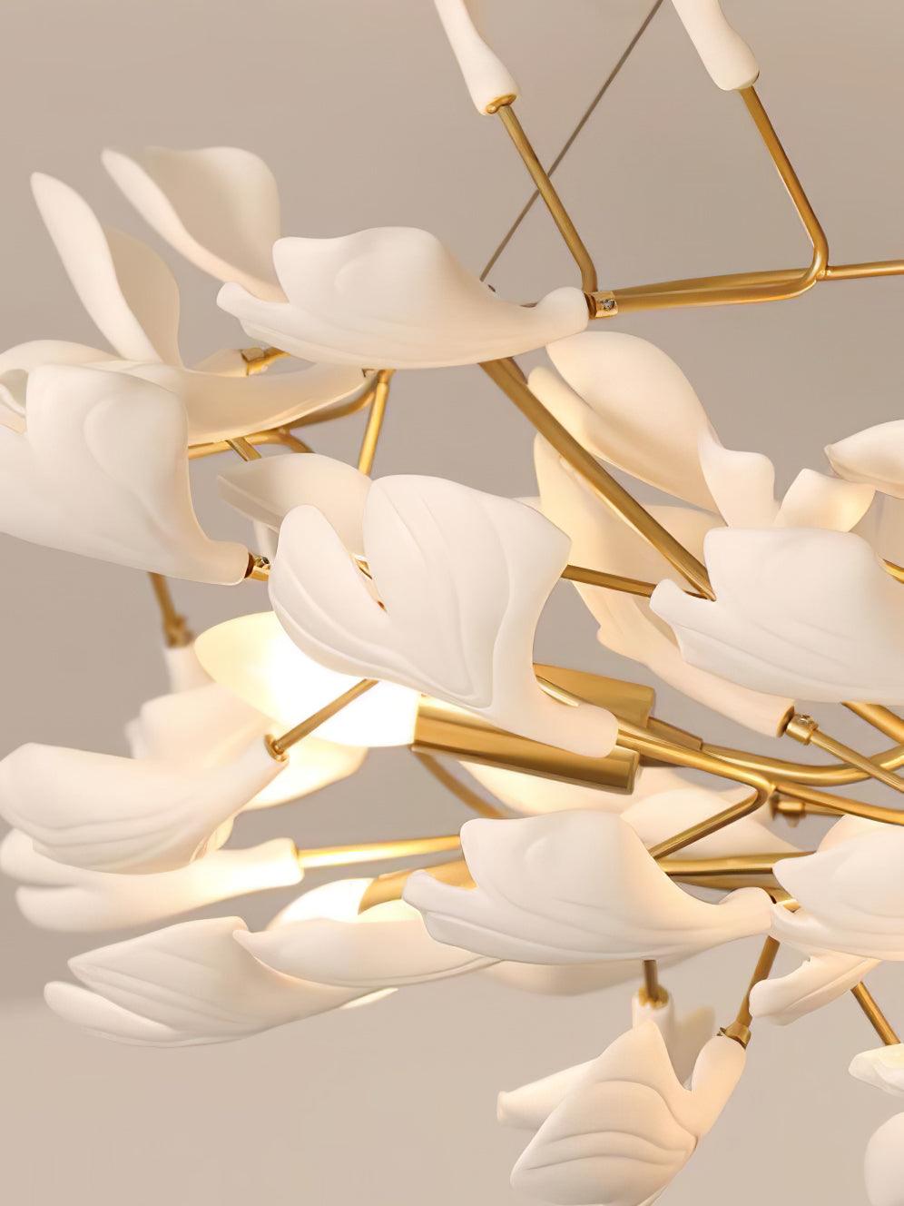 Gingko Cascade Branch Chandelier