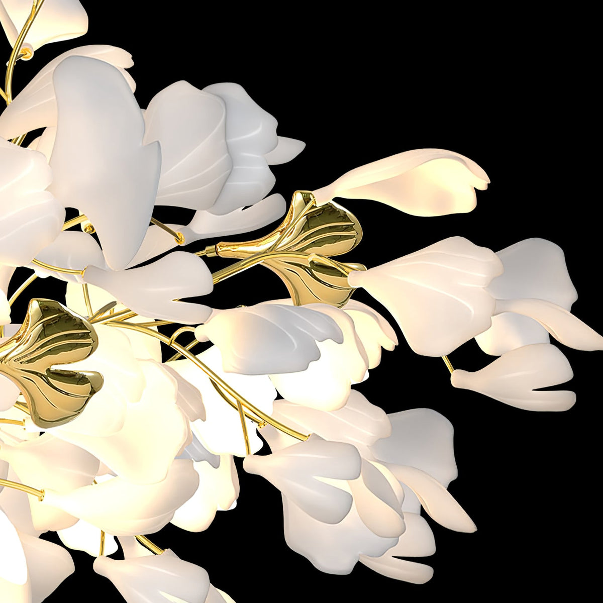 Gingko Cascade Branch Chandelier