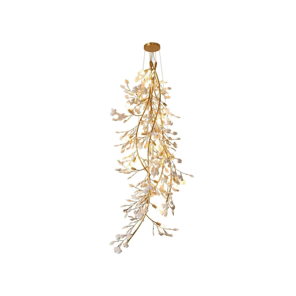 Gingko Cascade Branch Chandelier