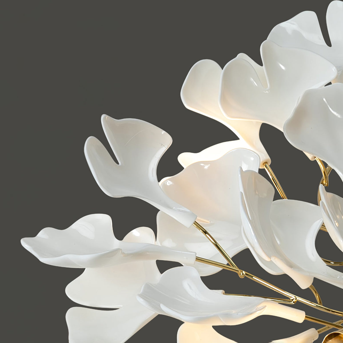 Gingko Cascade Branch Chandelier
