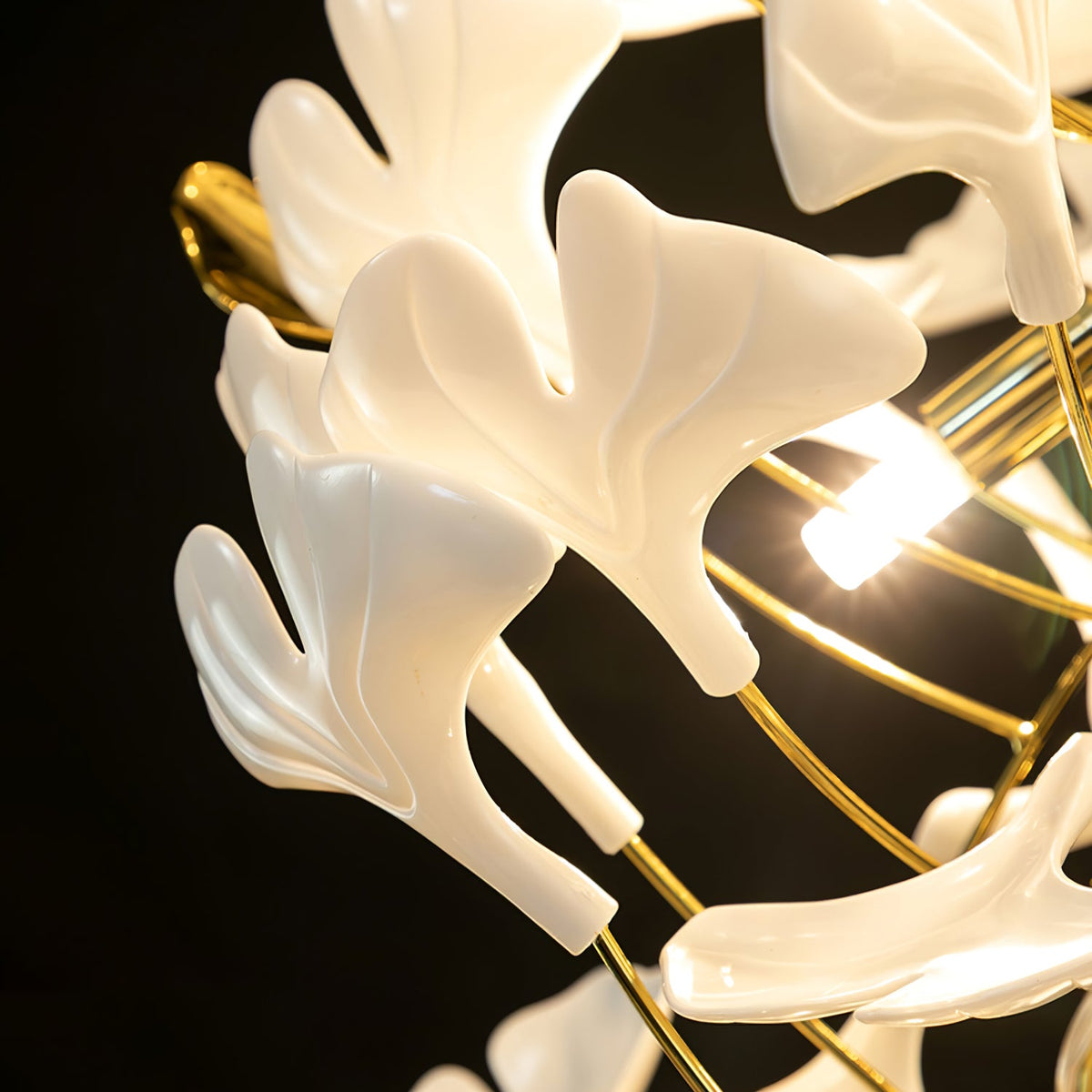 Gingko Cascade Branch Chandelier