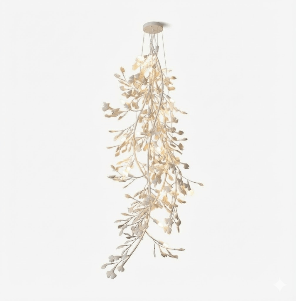 Gingko Cascade Branch Chandelier