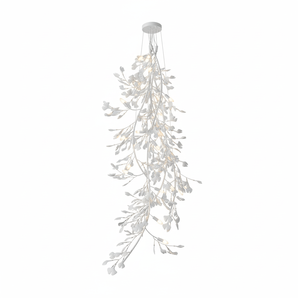Gingko Cascade Branch Chandelier