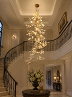 Gingko Cascade Branch Chandelier