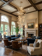 Gingko Cascade Branch Chandelier