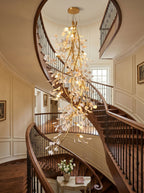 Gingko Cascade Branch Chandelier
