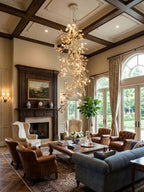 Gingko Cascade Branch Chandelier