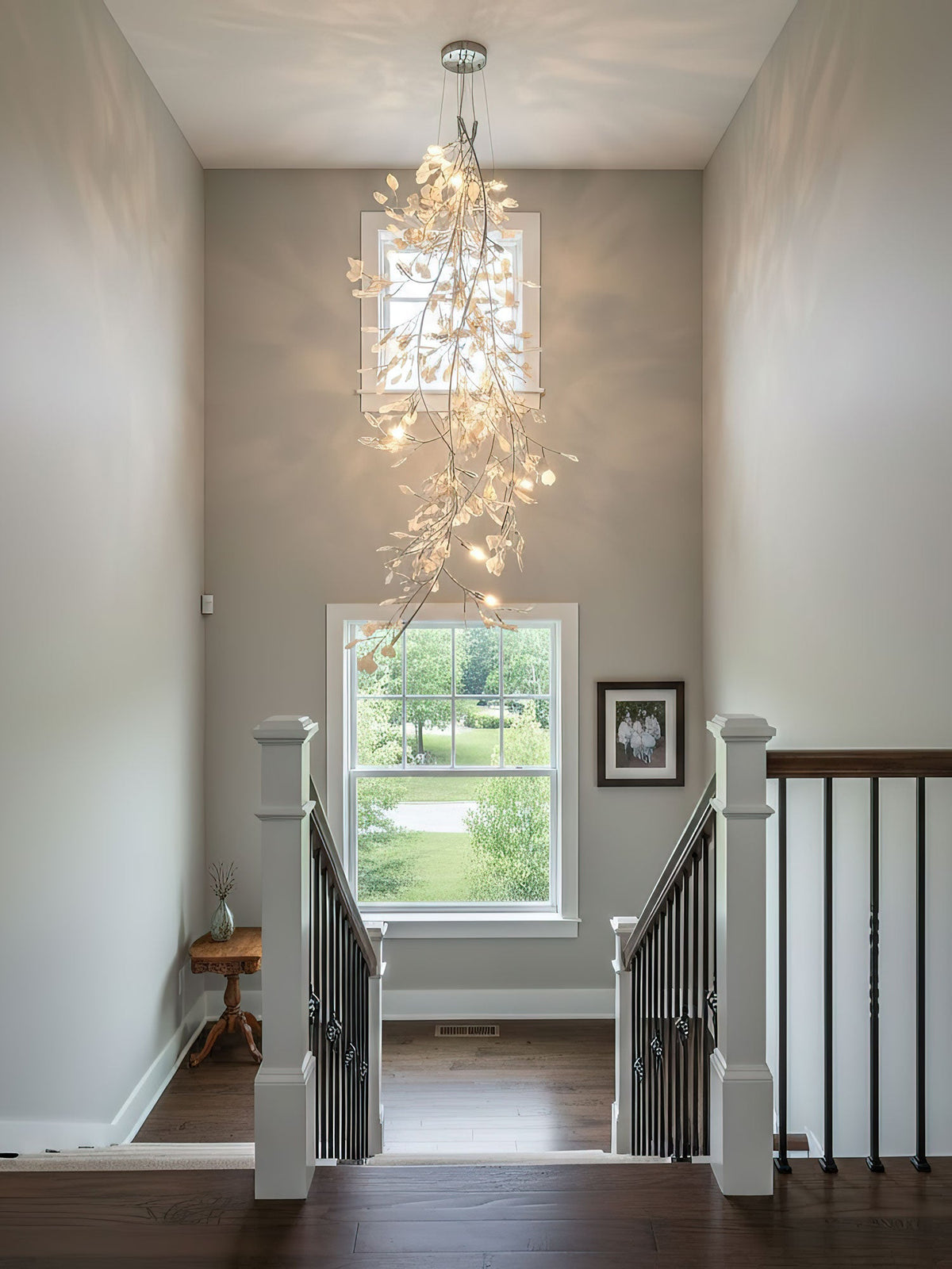 Gingko Cascade Branch Chandelier