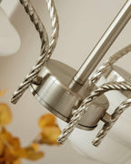 Ashford Tiered Opal Glass Chandelier