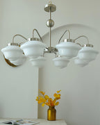 Ashford Tiered Opal Glass Chandelier