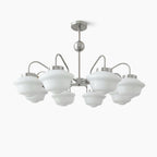 Ashford Tiered Opal Glass Chandelier