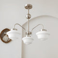 Ashford Tiered Opal Glass Chandelier