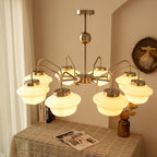 Ashford Tiered Opal Glass Chandelier