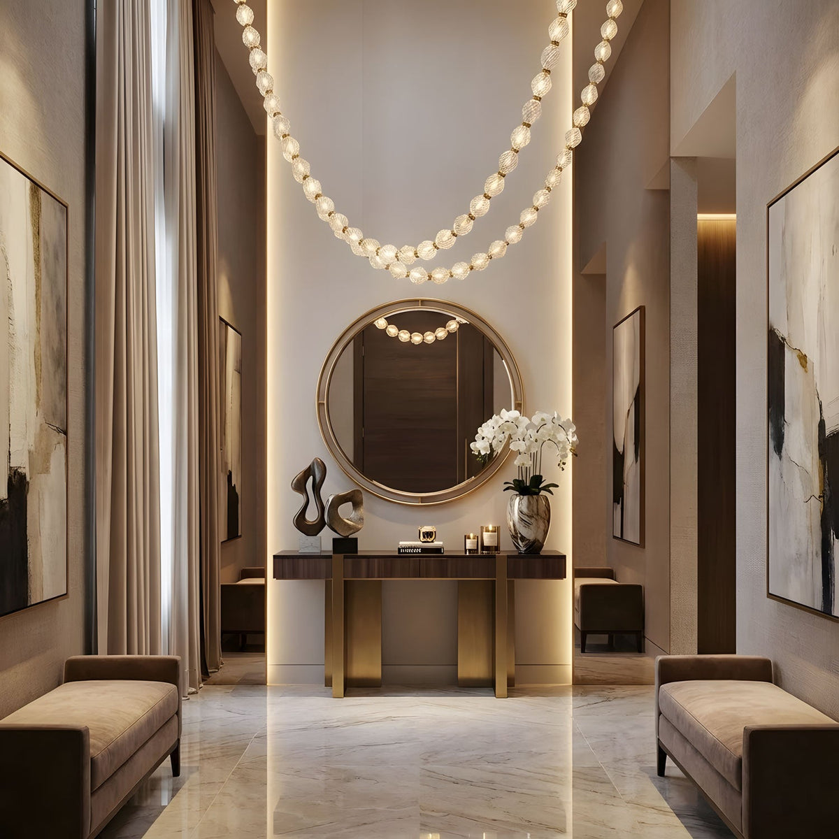 Riviere Chain Chandelier