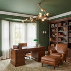 Brass Flower Branch Ceiling Lamp