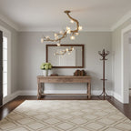 Brass Flower Branch Ceiling Lamp