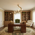 Brass Flower Branch Ceiling Lamp