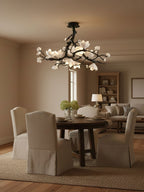 Black Copper Tree Chandelier