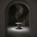 Tidal Stair Chandelier