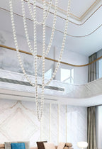 Gabriel Cascade K9 Crystal Chandelier